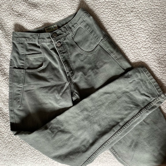 Vintage Guess Jeans Green/Gray Women’s sz 29 - Picture 2 of 14